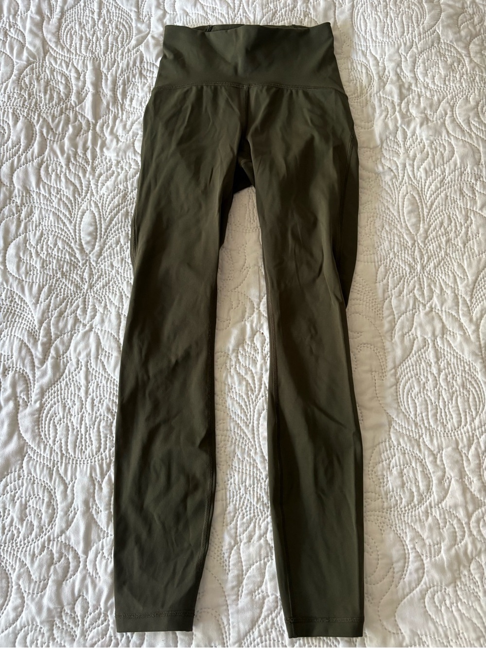 lululemon athletica Olive Green High-Rise Leggings